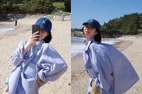 Lim Soo-jung at the Beach
