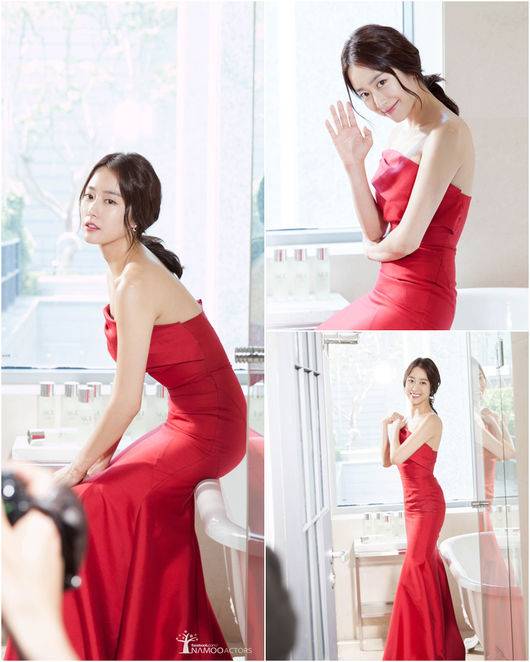 Jeon Hye Bin Looks Stunning In Red Dress Hancinema