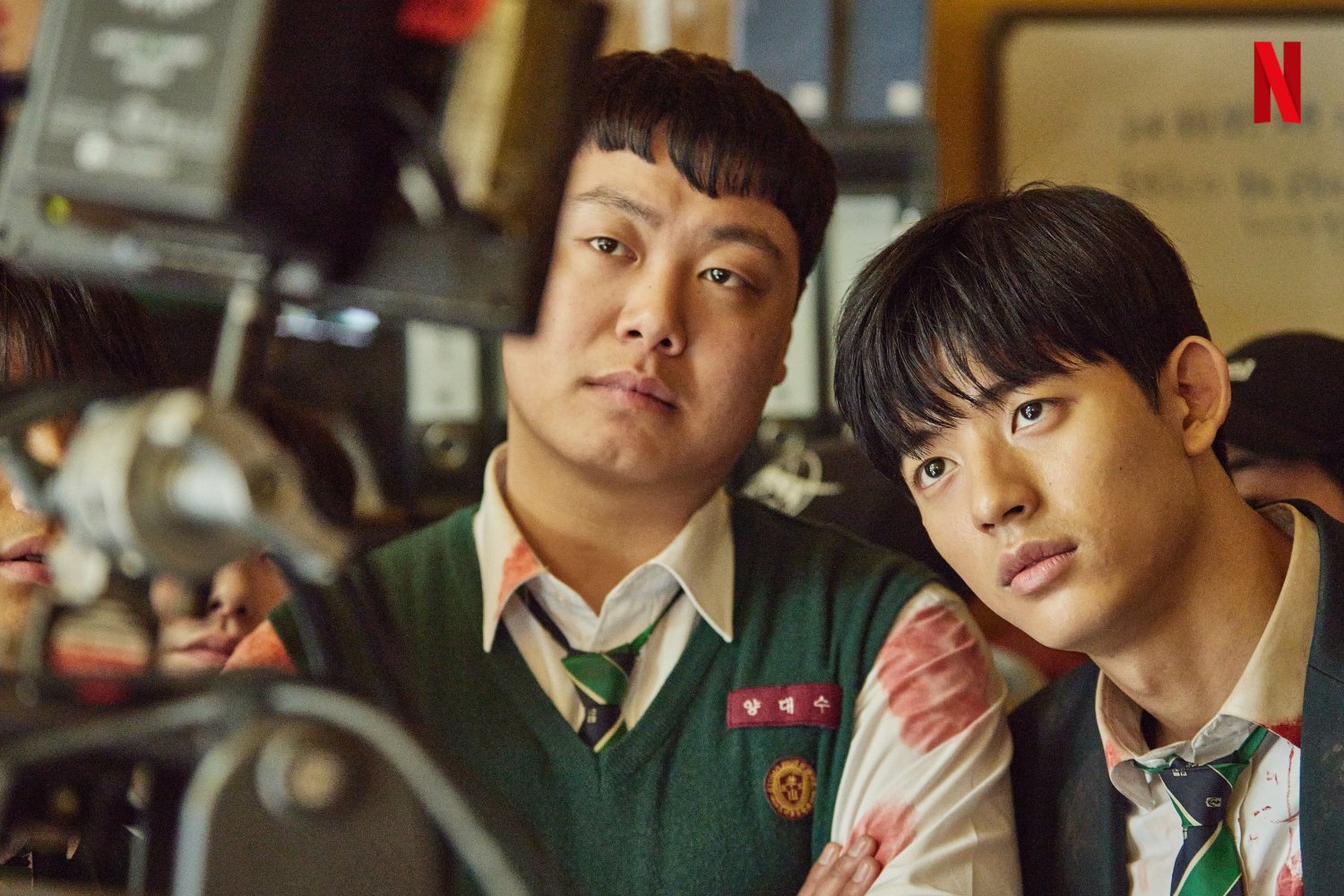 Cho Yi-hyun and Lomon in 'All of Us Are Dead' @ HanCinema